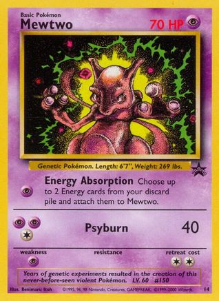 Mewtwo (14) 14/53 - WoTC Promo - Poke-Collect