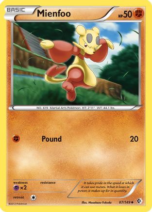 Mienfoo (87) 87/149 - Boundaries Crossed - Poke-Collect