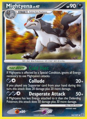 Mightyena 54/127 - Platinum Reverse Holofoil