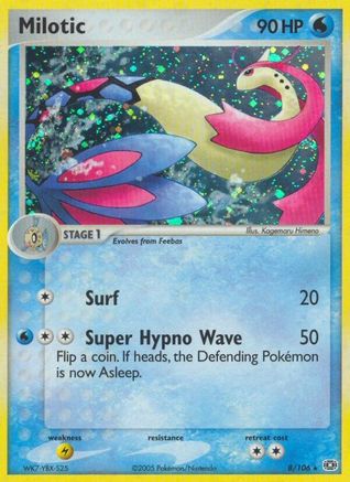 Milotic 8/106 - Emerald Reverse Holofoil - Poke-Collect
