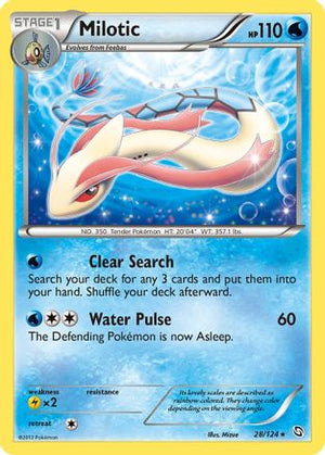 Milotic 28/124 - Dragons Exalted Reverse Holofoil - Poke-Collect