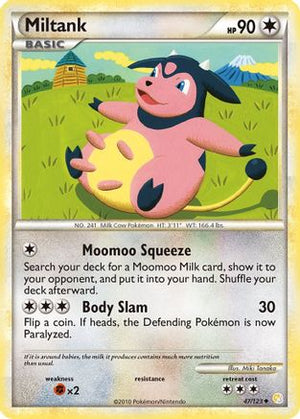 Miltank 47/123 - HeartGold SoulSilver Reverse Holofoil - Poke-Collect