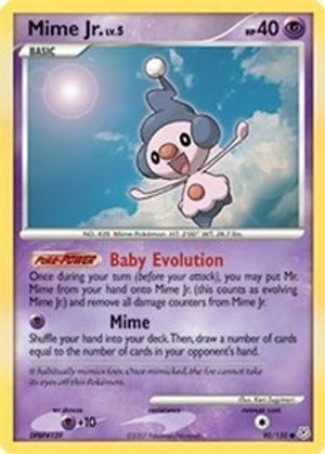 Mime Jr. 90/130 - Diamond and Pearl Reverse Holofoil - Poke-Collect