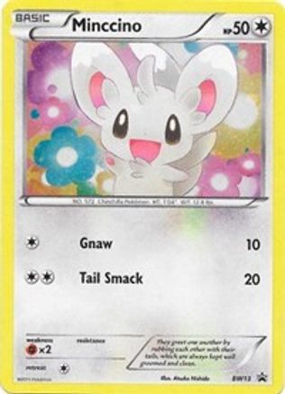 Minccino - BW13 (Cosmos Holo) BW13/101 - Black and White Promos Holofoil - Poke-Collect