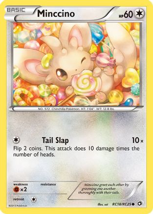Minccino RC18/113 - Legendary Treasures Radiant Collection Holofoil - Poke-Collect