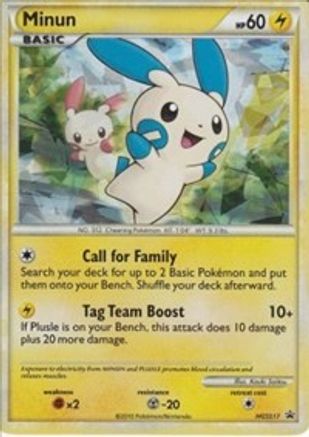 Minun - HGSS17 HGSS17/25 - HGSS Promos Holofoil - Poke-Collect
