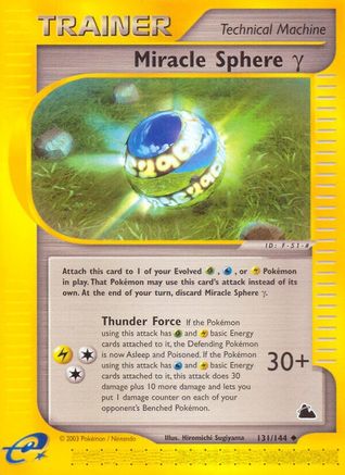 Miracle Sphere Gamma 131/144 - Skyridge - Poke-Collect