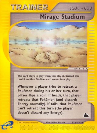 Mirage Stadium 132/144 - Skyridge Reverse Holofoil - Poke-Collect