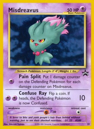 Misdreavus 39/53 - WoTC Promo - Poke-Collect