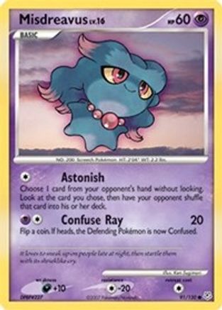 Misdreavus 91/130 - Diamond and Pearl - Poke-Collect