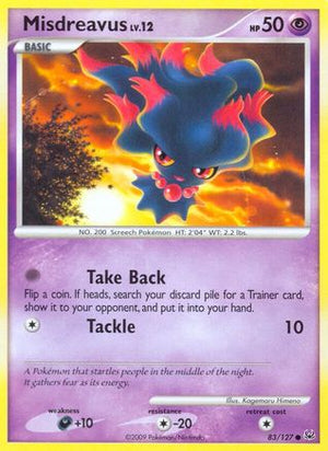 Misdreavus 83/127 - Platinum Reverse Holofoil