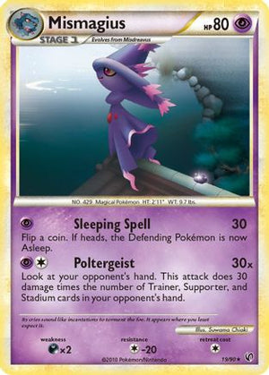 Mismagius 19/90 - Undaunted Reverse Holofoil - Poke-Collect