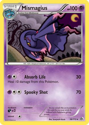Mismagius 58/113 - Legendary Treasures Reverse Holofoil - Poke-Collect