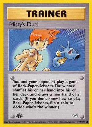 Misty's Duel 123/132 - Gym Heroes 1st Edition - Poke-Collect