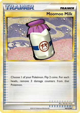Moomoo Milk 94/123 - HeartGold SoulSilver - Poke-Collect