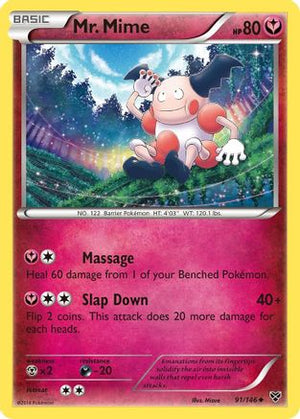 Mr. Mime 91/146 - XY Base Set - Poke-Collect