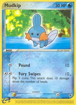 Mudkip - 60/109 60/109 - Ruby and Sapphire Reverse Holofoil - Poke-Collect