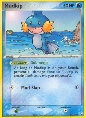 Mudkip - 057/100 57/100 - Crystal Guardians Reverse Holofoil - Poke-Collect