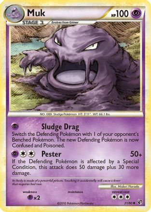 Muk 31/90 - Undaunted Reverse Holofoil - Poke-Collect