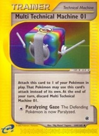 Multi Technical Machine 01 144/165 - Expedition Reverse Holofoil - Poke-Collect