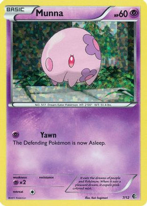 Munna - 7/12 7/12 - McDonalds Promos 2011 Holofoil - Poke-Collect