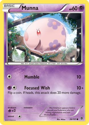 Munna 39/101 - Plasma Blast - Poke-Collect