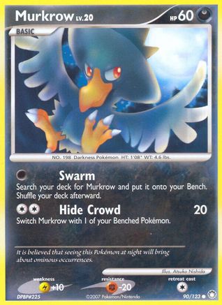 Murkrow 90/123 - Mysterious Treasures - Poke-Collect