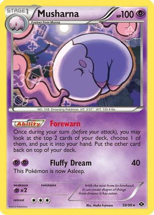 Musharna 59/99 - Next Destinies Reverse Holofoil - Poke-Collect
