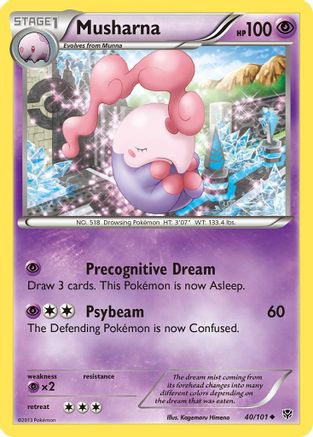 Musharna 40/101 - Plasma Blast - Poke-Collect