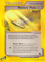 Mystery Plate Alpha 133/144 - Skyridge Reverse Holofoil - Poke-Collect