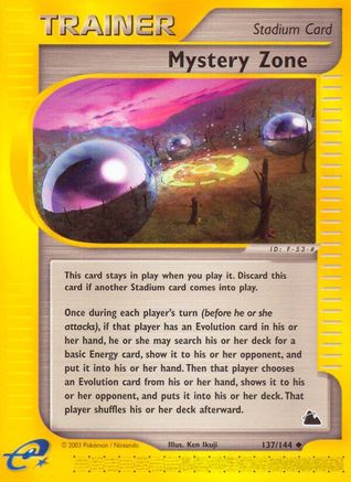 Mystery Zone 137/144 - Skyridge - Poke-Collect