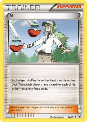 N (Supporter) 92/101 - Noble Victories - Poke-Collect