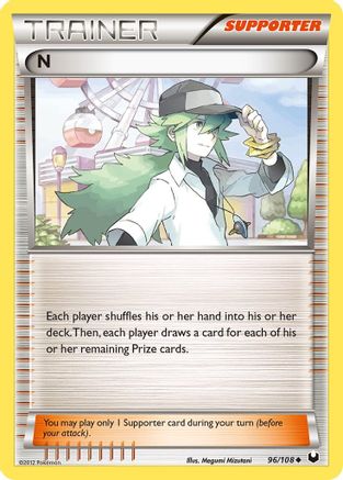 N (Supporter) 96/108 - Dark Explorers - Poke-Collect