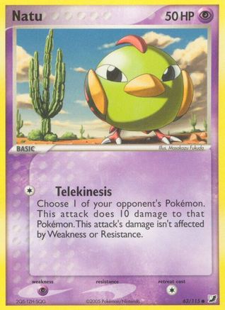 Natu 63/115 - Unseen Forces Reverse Holofoil - Poke-Collect