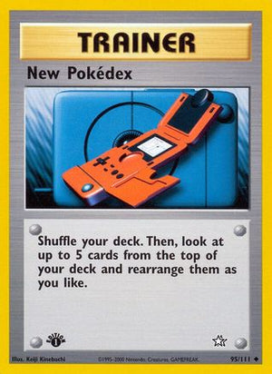 New Pokedex 95/111 - Neo Genesis 1st Edition - Poke-Collect