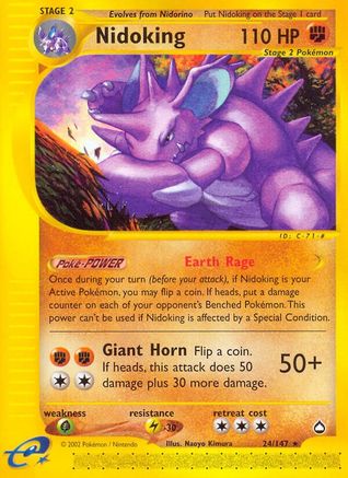 Nidoking (24) 24/147 - Aquapolis - Poke-Collect