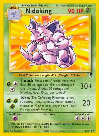 Nidoking 31/110 - Legendary Collection - Poke-Collect
