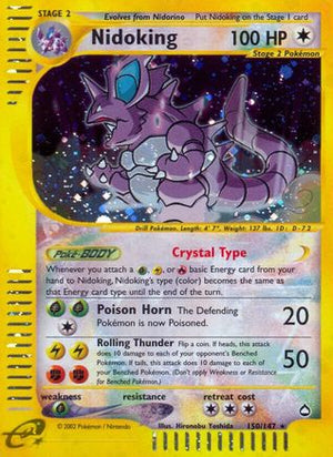 Nidoking 150/147 - Aquapolis Holofoil