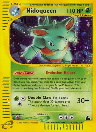 Nidoqueen (H21) H21/144 - Skyridge Holofoil - Poke-Collect