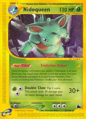 Nidoqueen 22/144 - Skyridge Reverse Holofoil