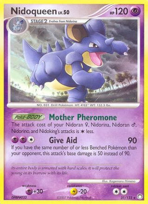 Nidoqueen 31/123 - Mysterious Treasures Reverse Holofoil - Poke-Collect