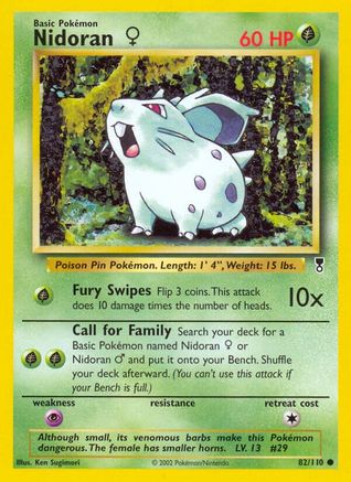 Nidoran F 82/110 - Legendary Collection - Poke-Collect