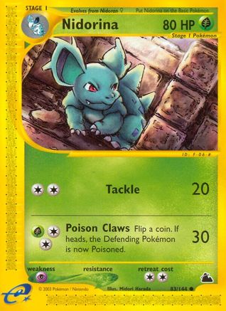 Nidorina 83/144 - Skyridge - Poke-Collect