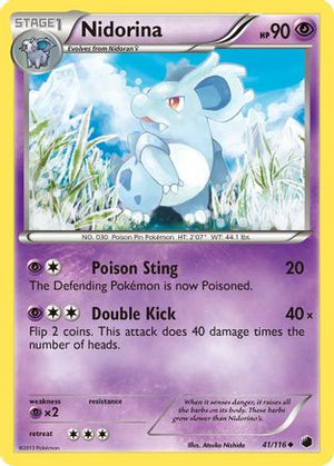 Nidorina 41/116 - Plasma Freeze Reverse Holofoil - Poke-Collect