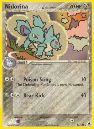 Nidorina (Delta Species) 34/101 - Dragon Frontiers - Poke-Collect