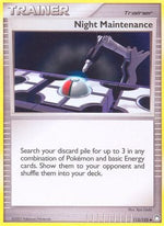 Night Maintenance 113/123 - Mysterious Treasures Reverse Holofoil - Poke-Collect