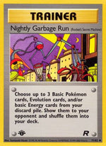 Nightly Garbage Run (Rocket's Secret Machine) 77/82 - Team Rocket 1st Edition - Poke-Collect