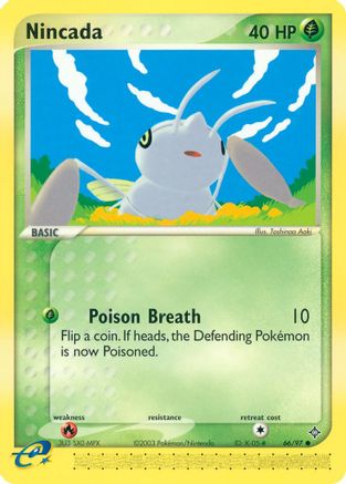 Nincada - 66/97 66/97 - Dragon Reverse Holofoil - Poke-Collect