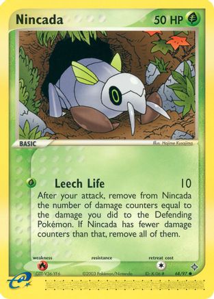 Nincada - 68/97 68/97 - Dragon Reverse Holofoil - Poke-Collect