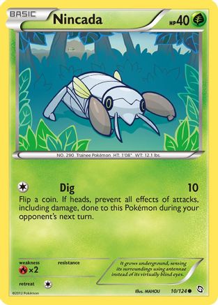 Nincada 10/124 - Dragons Exalted - Poke-Collect